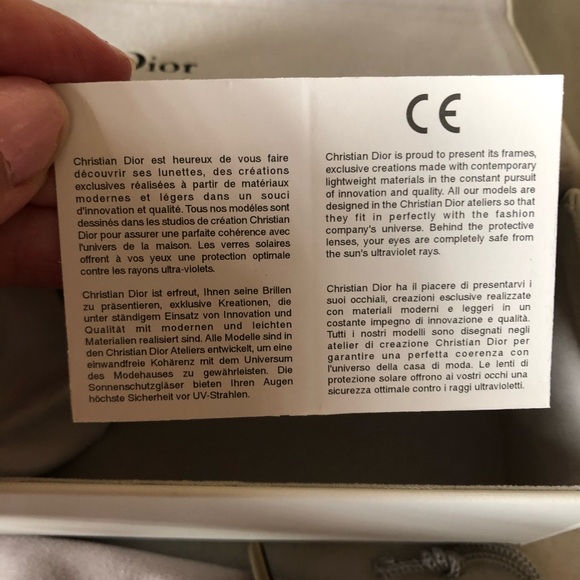 Dior Eyeglasses with Case and dust cleaner - Picture 7 of 7
